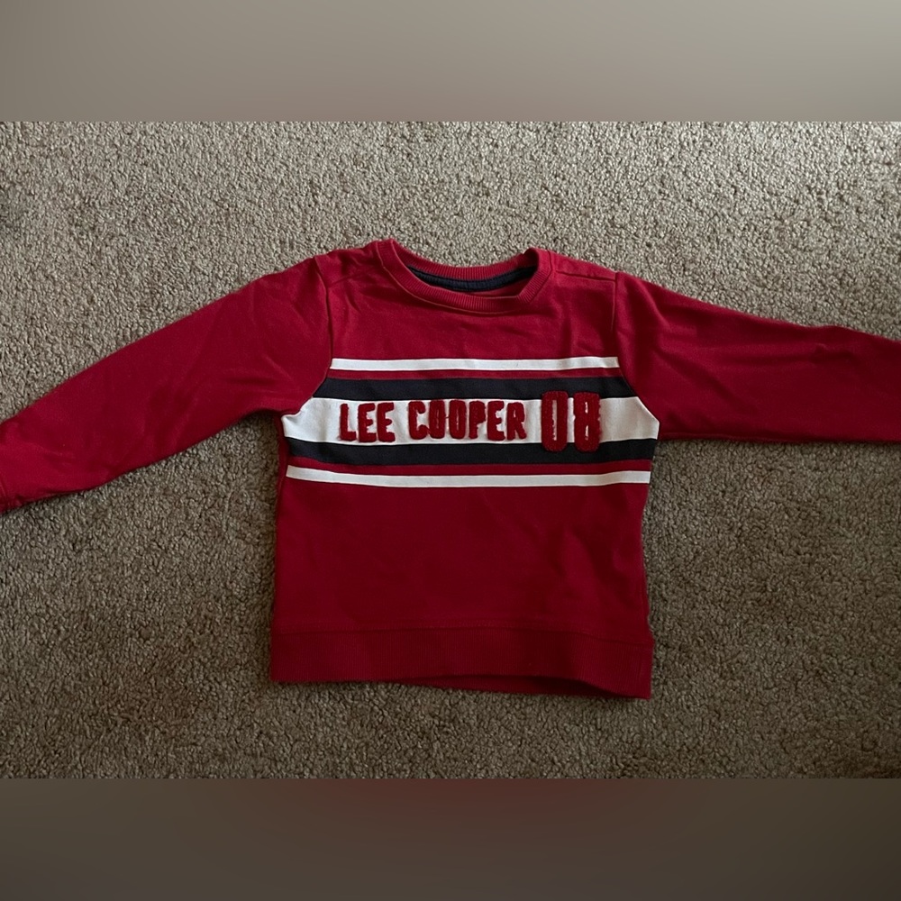 Lee Cooper long sleeves batwing shirt baby boy.